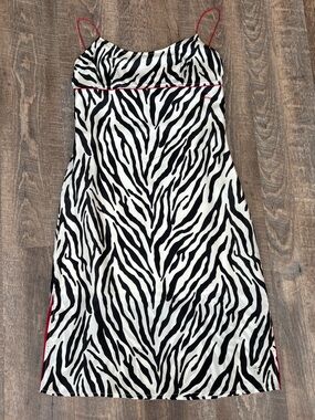NWT Tommy Hilfiger Zebra Silk Dress